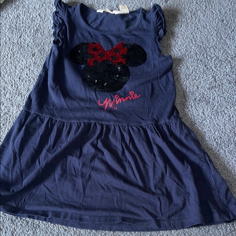 H&M Navy Blue Minnie Mouse Dress
